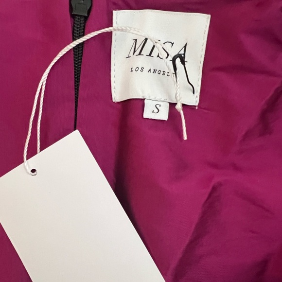 MISA LOS ANGELES Sybil Dress In Wine/Magenta size XS NWT - Picture 15 of 16